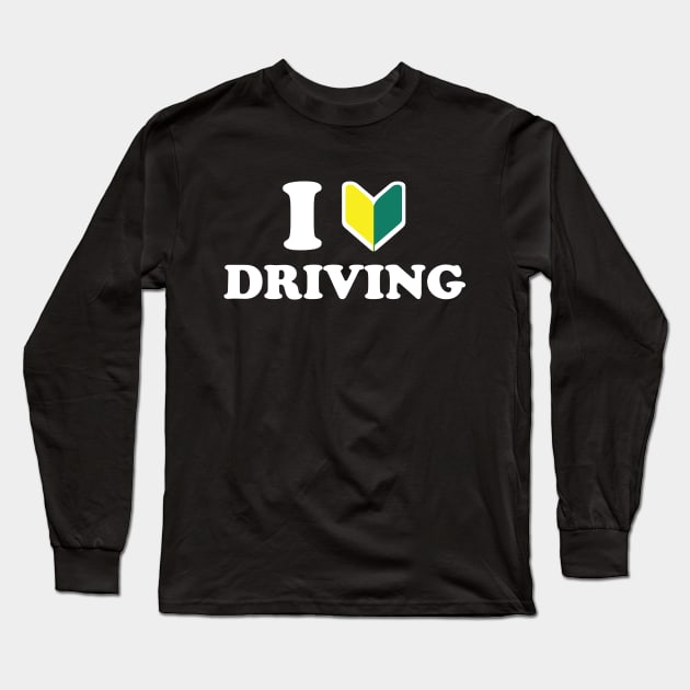 I Wakaba [Heart/Love] Driving Long Sleeve T-Shirt by tinybiscuits